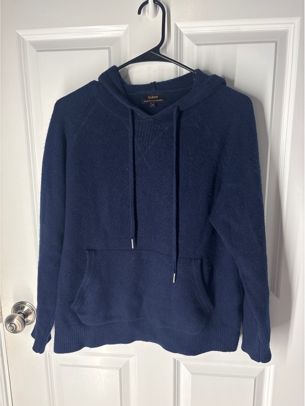 Quiet Luxury Loungewear Preppy Quince Mongolian Cashmere Small Hooded Sweater